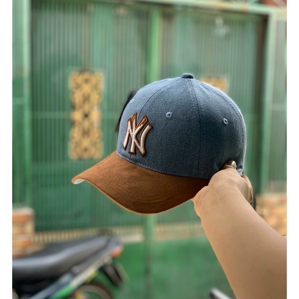 NÓN KẾT JEANS DA LỘN PHỐI KAFU THÊU CHỮ CỰC HOT BÓNG CHÀY UNISEX (Siêu rẻ 1996)
