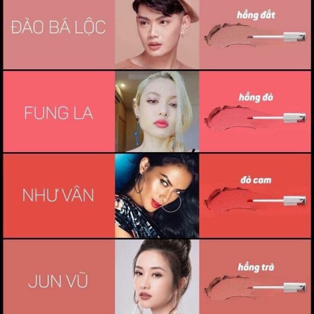 [MUA 1 TẶNG 1] son môi lì VAVACHI LIPSTICK hàng Chính Hãng Mỹ Phẩm Pilla