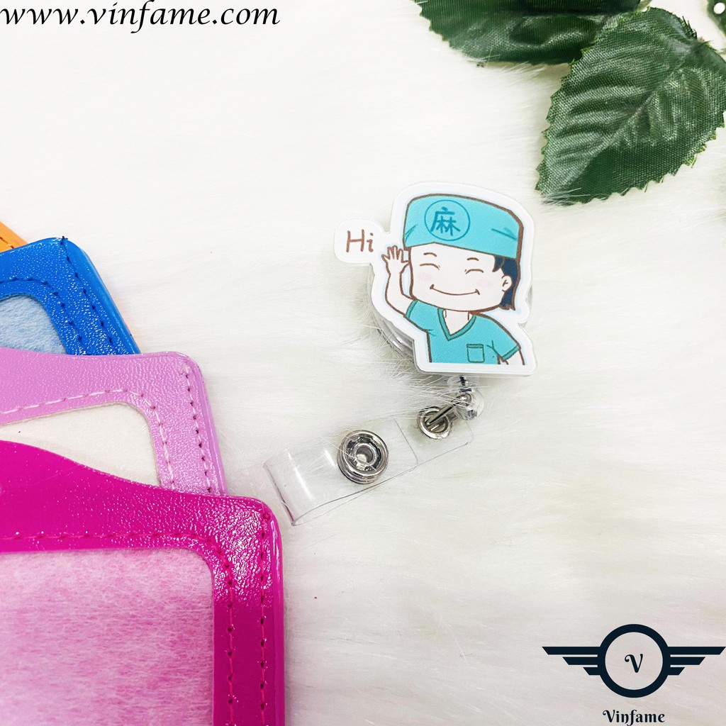YoYo Bảng tên bác sĩ - Kẹp thẻ đeo bảng tên Bác sĩ, Điều Dưỡng, Dược sỹ