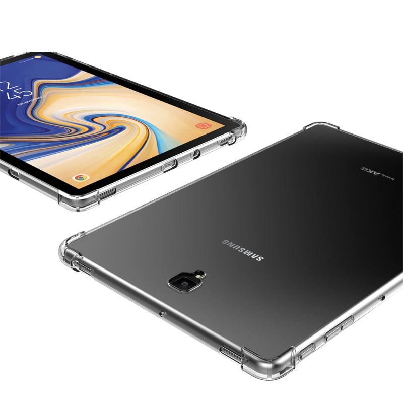 Ốp máy tính bảng silicon trong suốt chống sốc cho Samsung Galaxy Tab A7 Lite S7 FE S7PLUS TAB S6