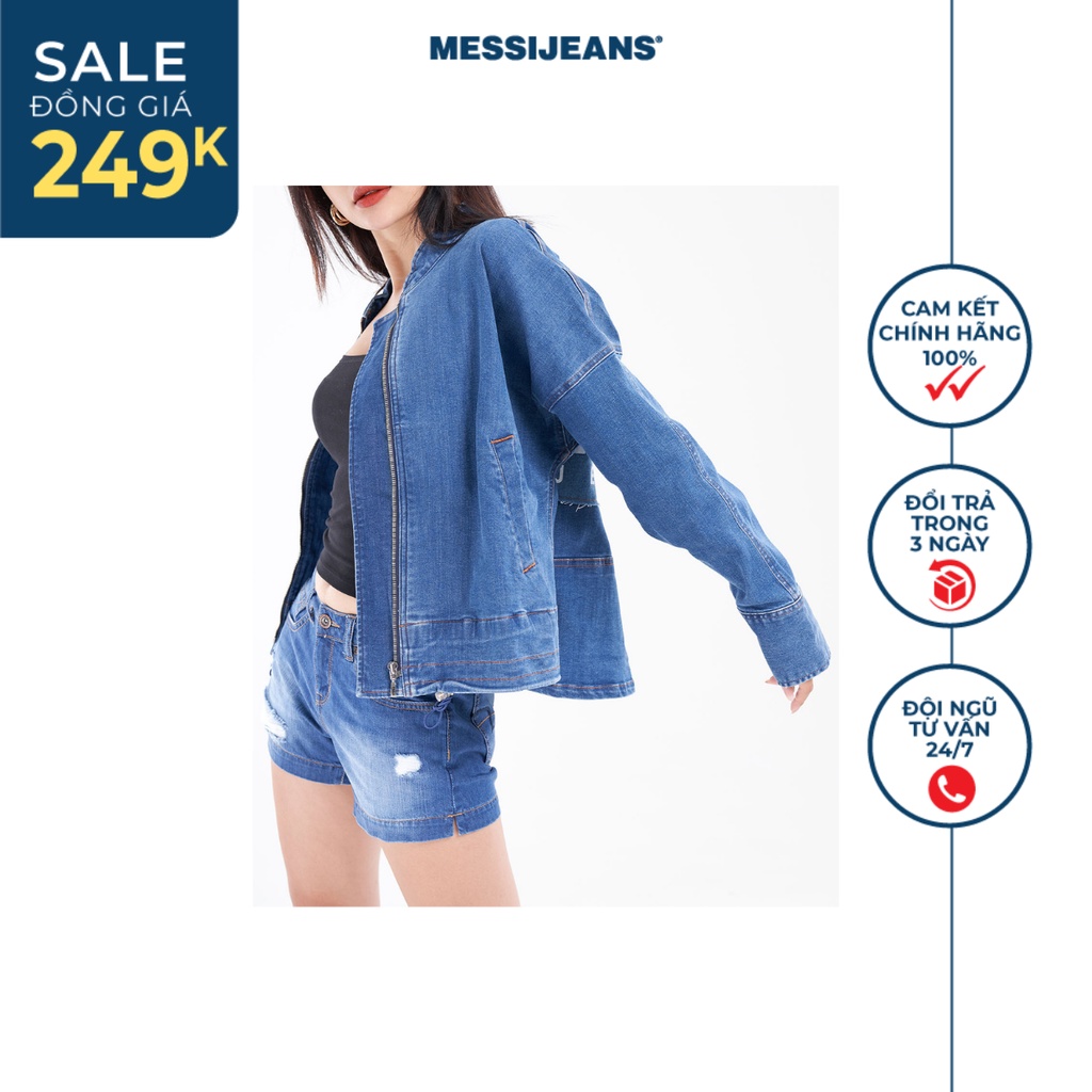 Áo khoác jean nữ thời trang MESSI SJW-720-18