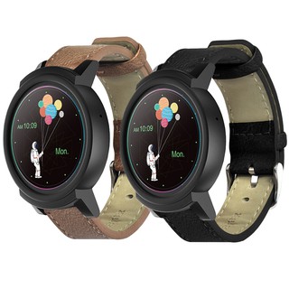 Dây đeo da mềm mại 20mm cho đồng hồ thông minh Ticwatch E