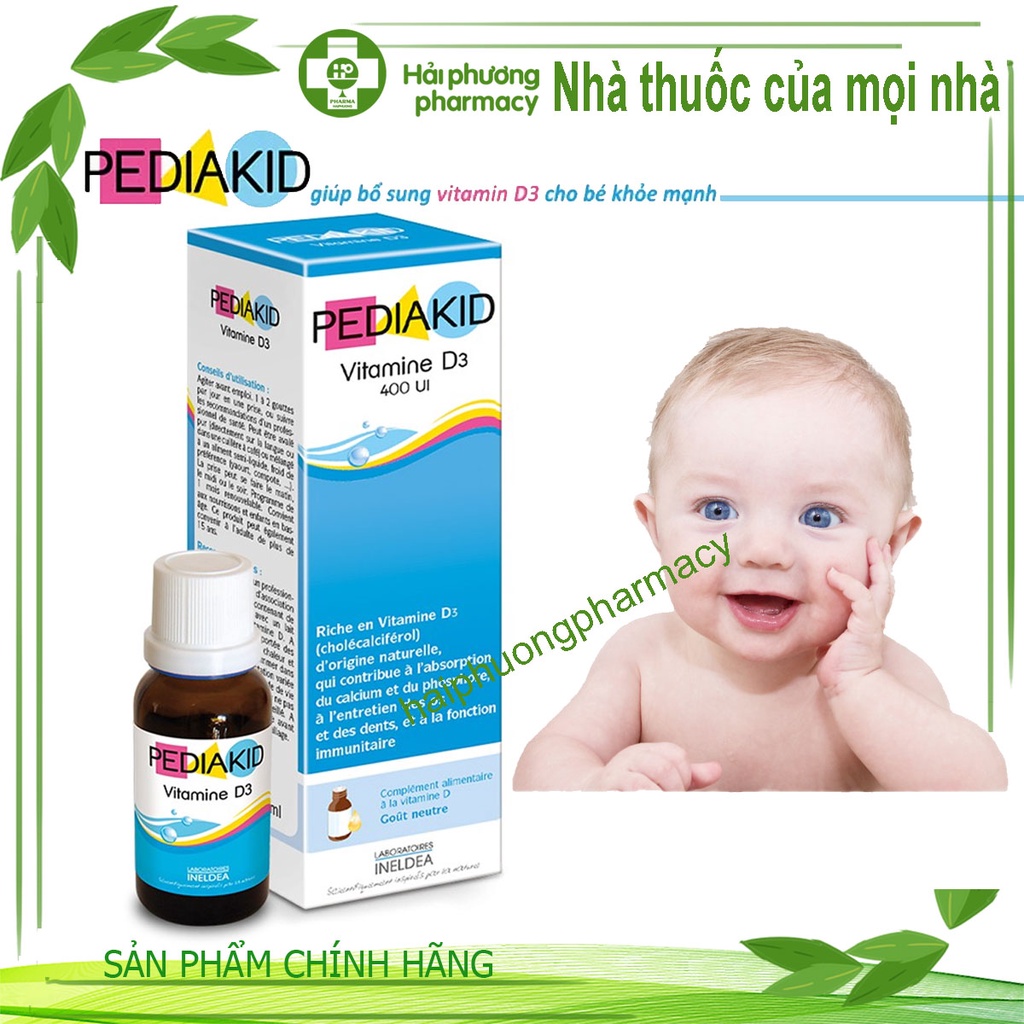Pediakid Vitamin D3 bổ sung Vitamin và khoáng chất cho trẻ nhỏ 20ml
