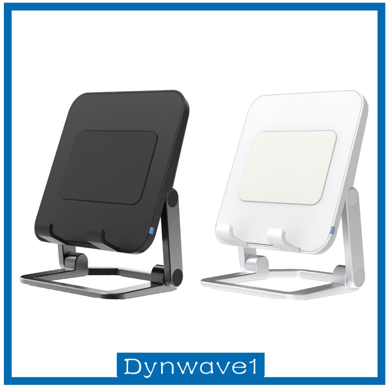 [DYNWAVE1] Wireless Charger Stand, 2 Coil 15W Fast Wireless Charger Station, Zinc Alloy Wireless Charging Dock for