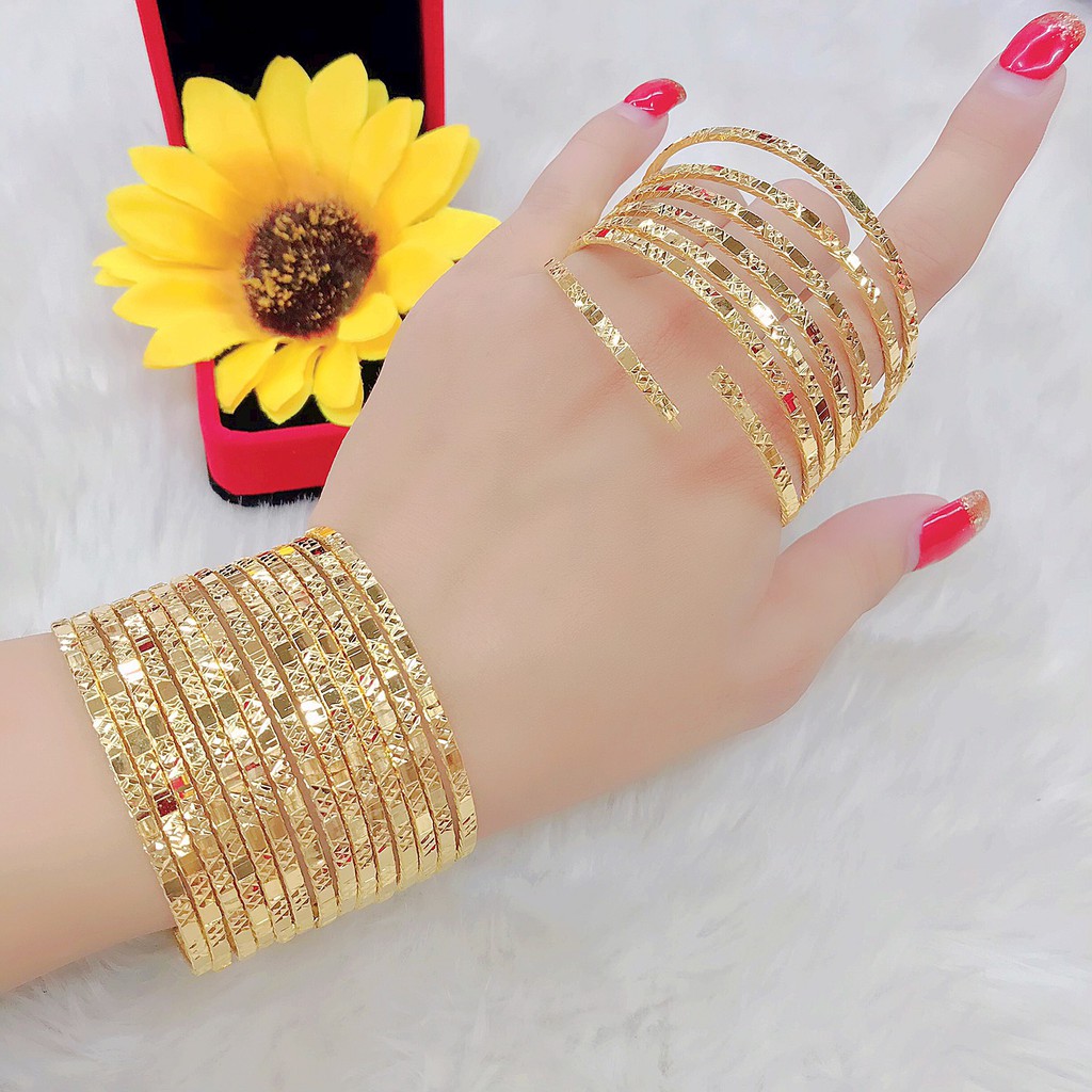 Vòng ximen khóa gài bộ 7 chiếc mạ 18k cao cấp H60