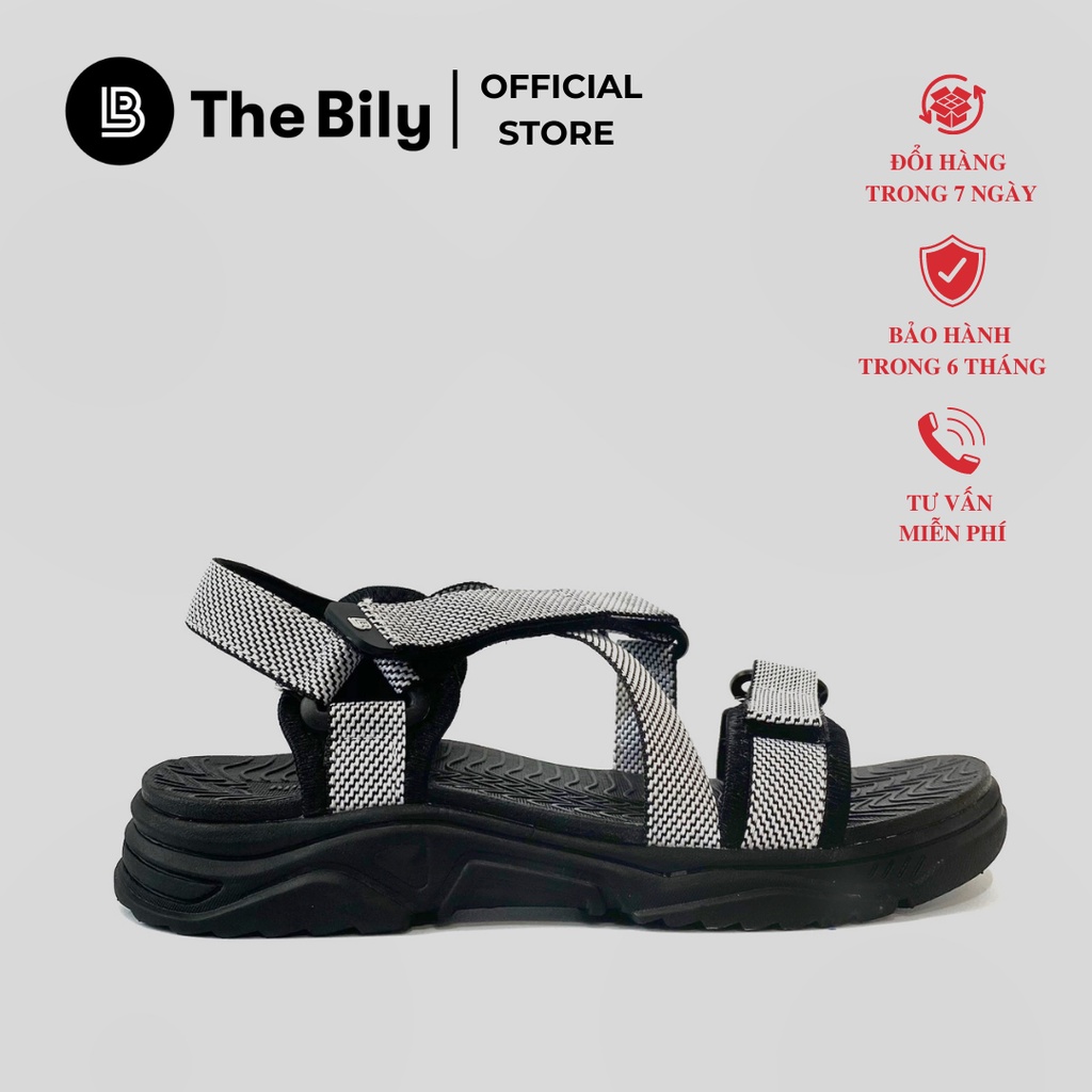 Giày Sandal Nam Nữ Unisex The BiLy Quai Chéo Đôi Dây Dù Đế Phylon Siêu Êm Nhẹ Nhiều Màu-BL02