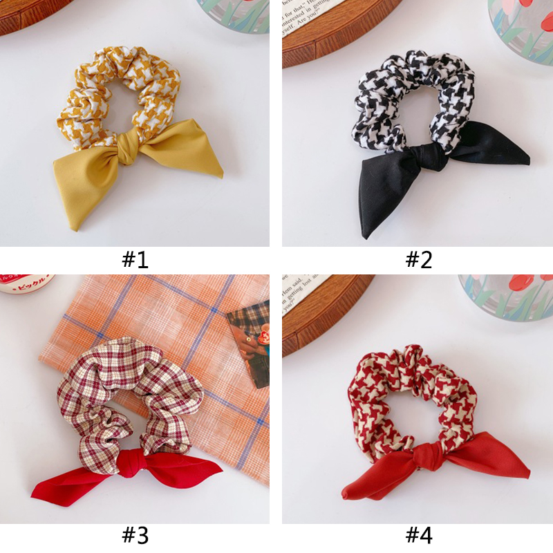 Superior Quality Vintage Lattice Hair Tie Popular Headdress JK Style