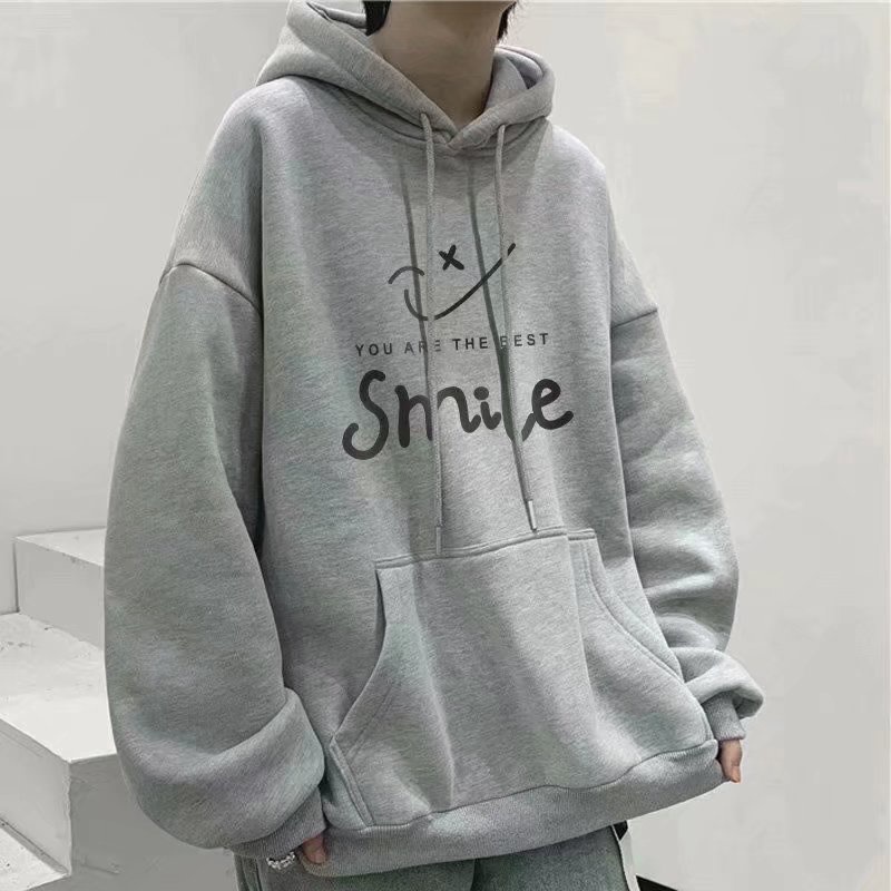 Áo hoodie nỉ cotton 100% thời trang thu đông 2021 cho nam và nữ
