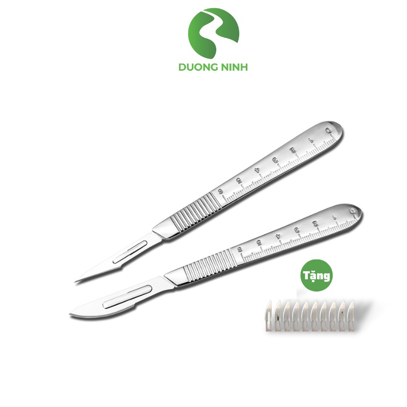 Dao mổ thú y Dương ninh Kèm 10 lưỡi dao số 23,11 DM08