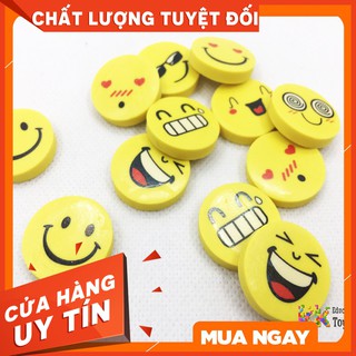 Đồ dùng học tập: Tẩy (gôm) bút chì icon hình mặt cười ngộ nghĩnh - KKStore