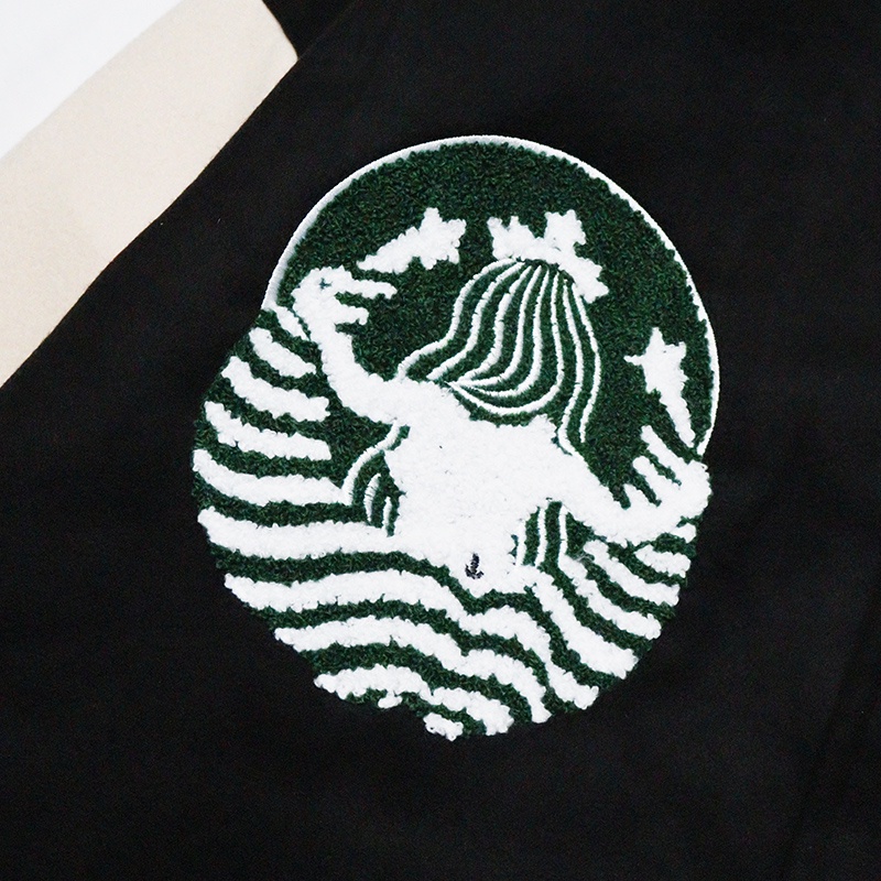 Áo khoác bomber chất nỉ Nhật cao cấp thêu nổi màu đen áo khoác thu đông thời trang LOHA | BigBuy360 - bigbuy360.vn