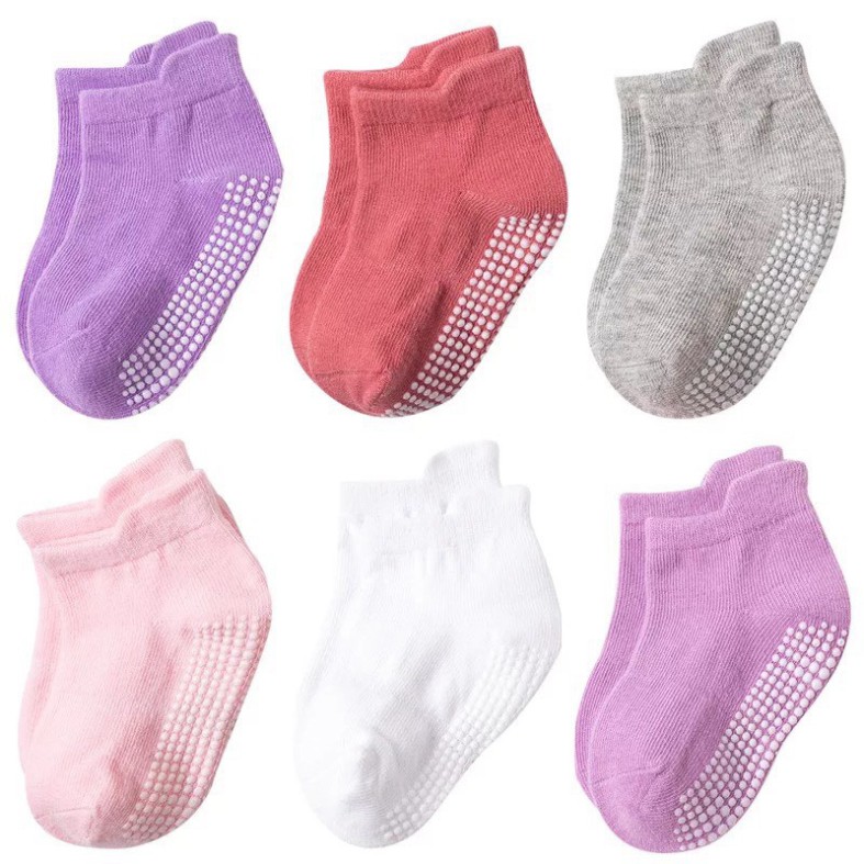 Sét 6 đôi tất cotton hàng quảng châu -CAO CẤP chất dày dặn-cho bé từ 1- 5 tuổi