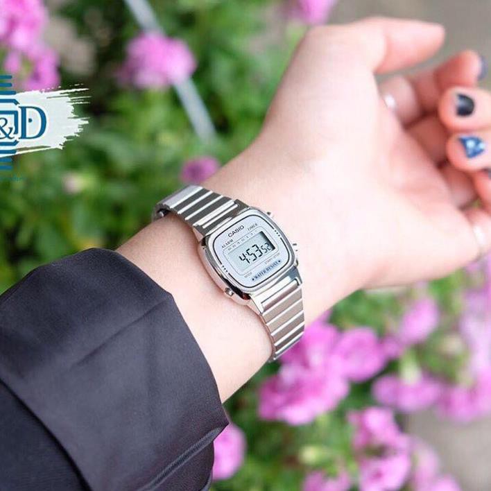 Đồng hồ NỮ Casio LA670W máy Nhật Hiển thị số Chống nước sang trọng  - Haizz.shop | BigBuy360 - bigbuy360.vn