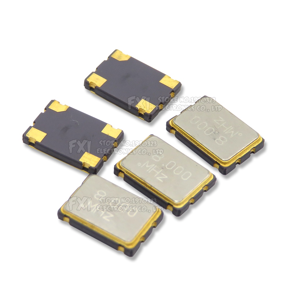 Bộ 10 Dao Động Tinh Thể Hoạt Tính SMD 5070 OSC 25MHZ 6M 10M 12M 16M 20M 24M 25M 33M 50M 7050 5 * 7