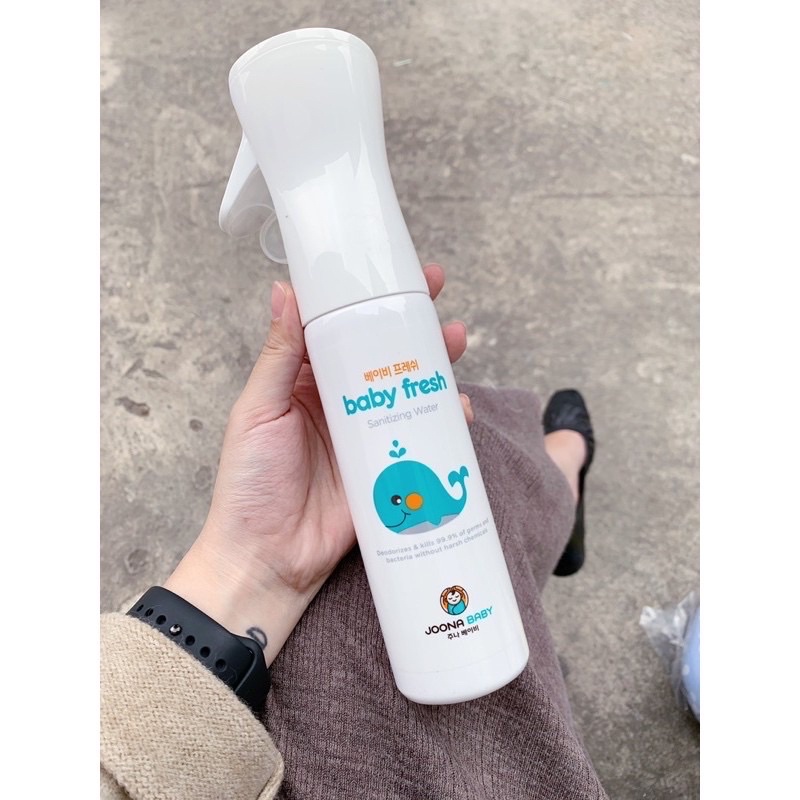 Xịt diệt khuẩn khử mùi Baby Fresh-Joona Baby 300ml -Baby Fresh Santinizing and Deodorizing Spray