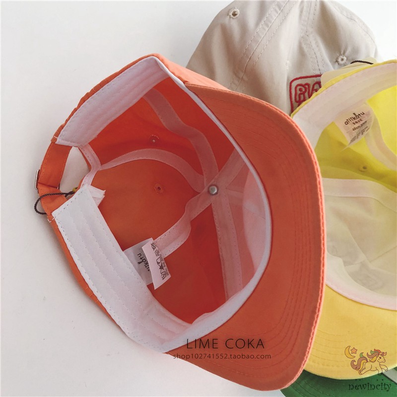 Mũ Lưỡi Trai Thêu Chữ Phong Cách Hàn Quốc Cho Bé