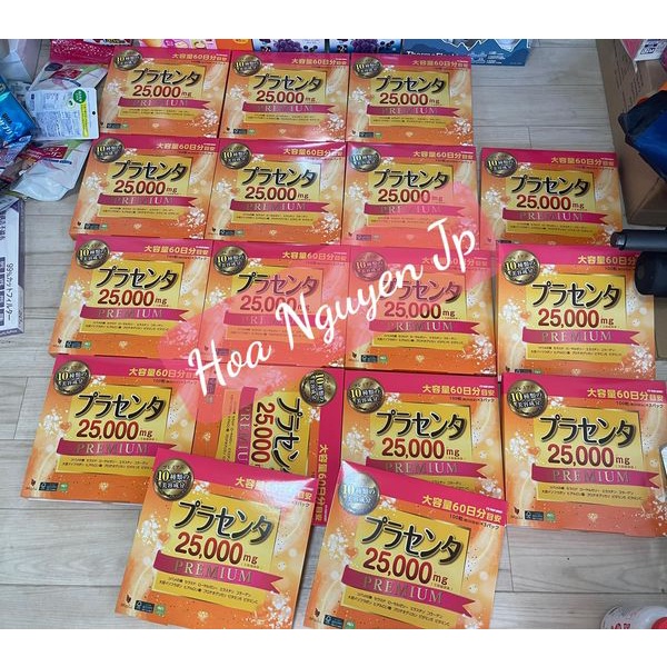 Viên Uống Nhau Thai Maruman Placenta 25000mg Nhật Bản Set 3 Gói 300 Viên