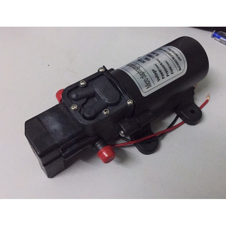 Máy bơm mini áp lực cao 12V 0.8Mpa tự mồi tự ngắt