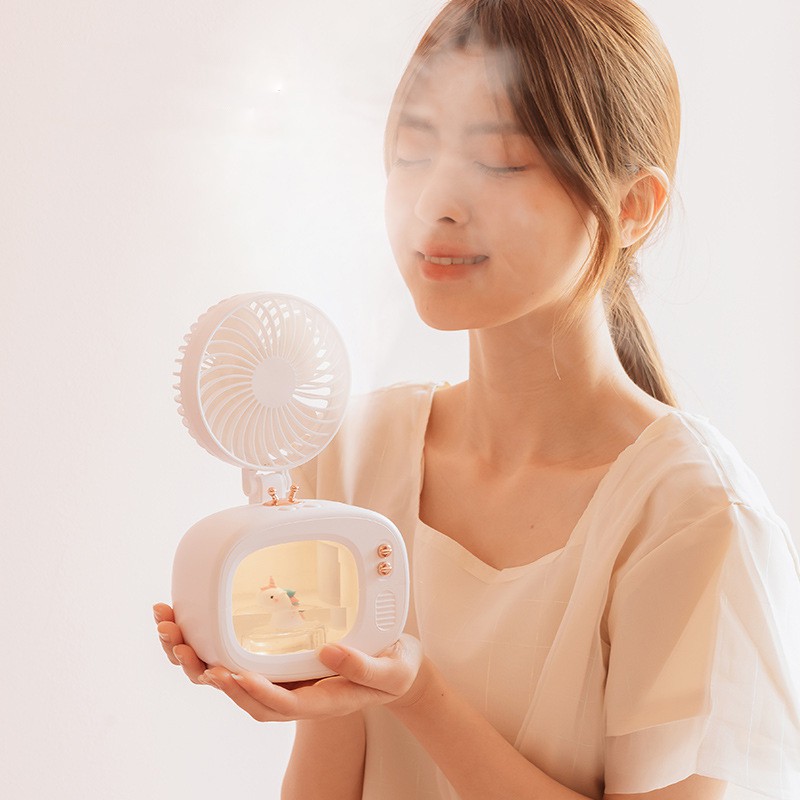 Fnelse TV Humidifier Fan Portable Air Cooler For Home