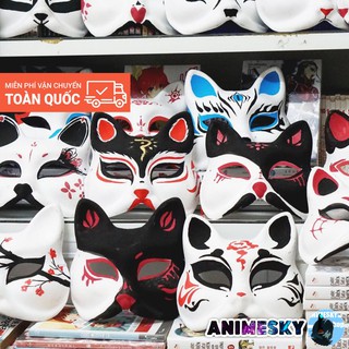 (Sẵn) Mặt nạ cáo nửa mặt nhiều mẫu được chọn