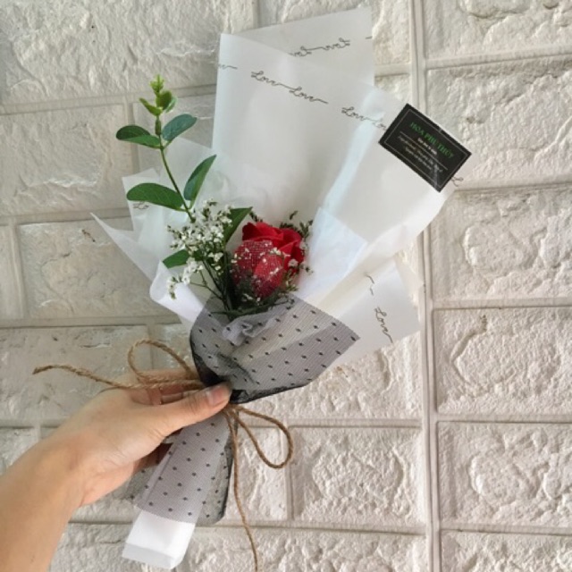 Bó hoa sáp 1 bông( bán sỉ)