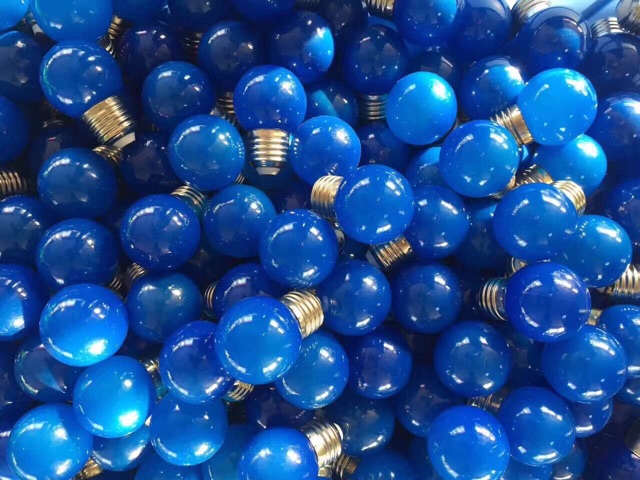 Bóng đèn led tròn 3w trang trí nhiều màu, đèn led chanh