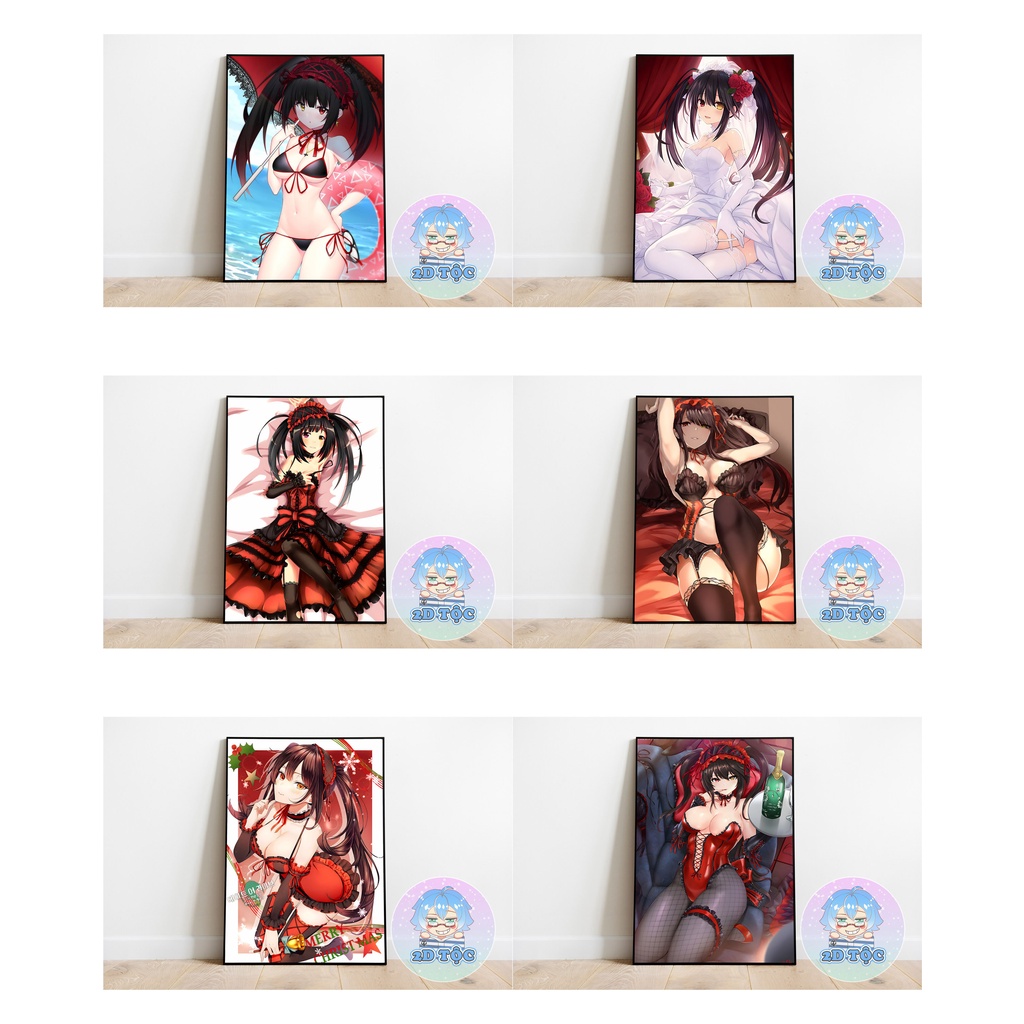 TRANH POSTER A3 TOKISAKI KURUMI (7) ANIME MANGA DATE A LIVE CHẤT LIỆU GIẤY CAO CẤP - 2D TỘC SHOP