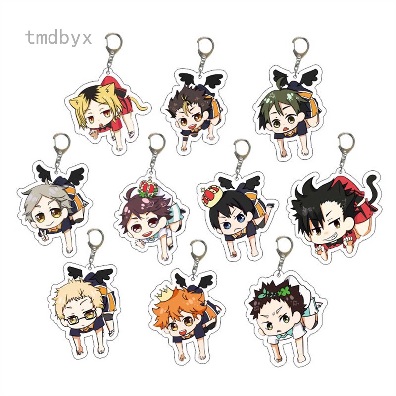 Tmdbyx Móc Khóa Hình Nhân Vật Anime Haikyuu Dễ Thương