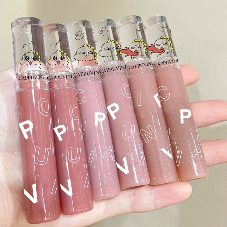 ✨Cod✨Son Môi Dạng Lỏng CAPPUVINI Chống Thấm Nước Mềm Mượt