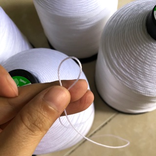 Chỉ khâu giày sợi lớn giá rẻ (Màu trắng)
