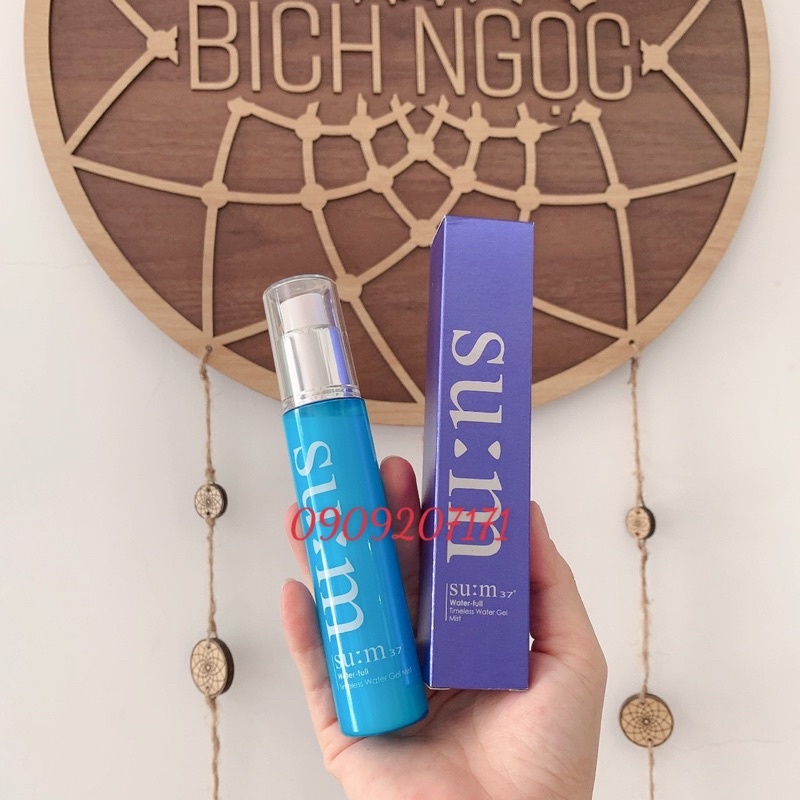 Xịt khoáng Sum xanh cấp nước cho da dầu Water-full Timeless Water Gel Mist 60ml | BigBuy360 - bigbuy360.vn