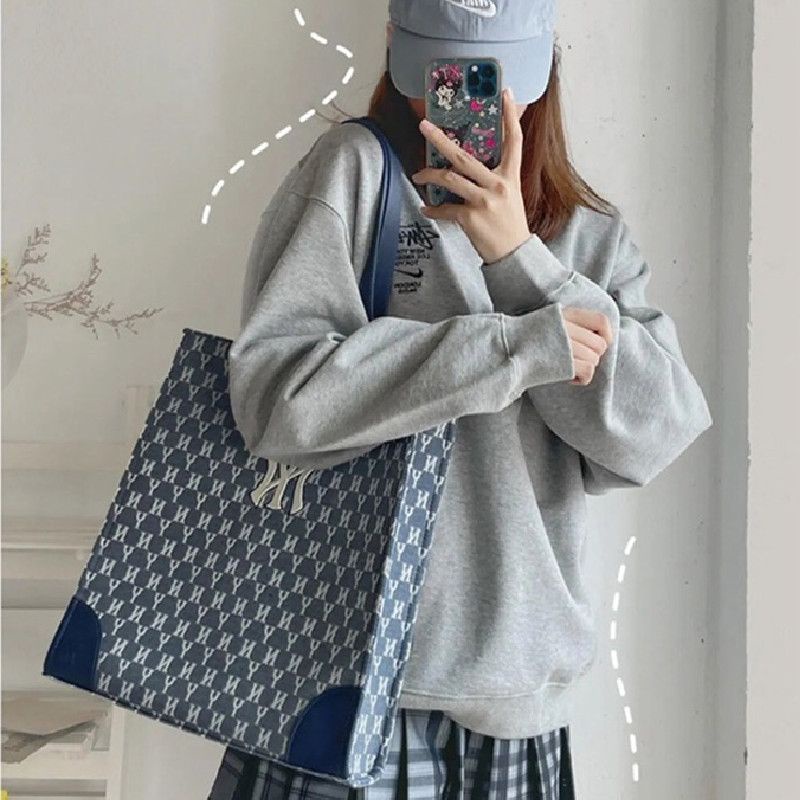 Túi tote MLB, Túi đeo vai MLB kèm ví nhỏ