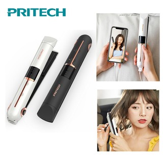 [Hàng mới về] Máy duỗi và uốn tóc Pritech kết nối không dây tiện dụng khi du lịch