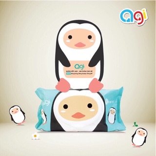 Khăn giấy ướt không mùi cho bé Agi
