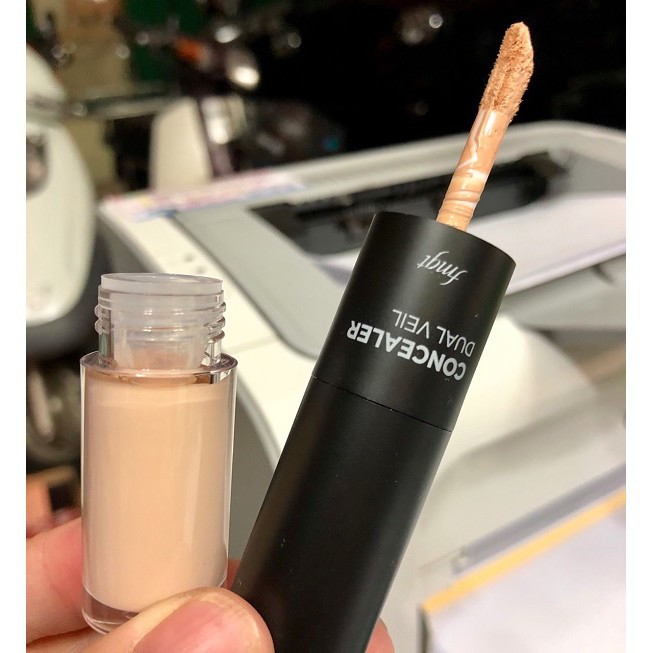 Kem che khuyết điểm che phủ cao TheFaces.Shops Concealer Dual Veil dạng cây che khuyết điểm 2 đầu tiện dụng- CSTOREVN