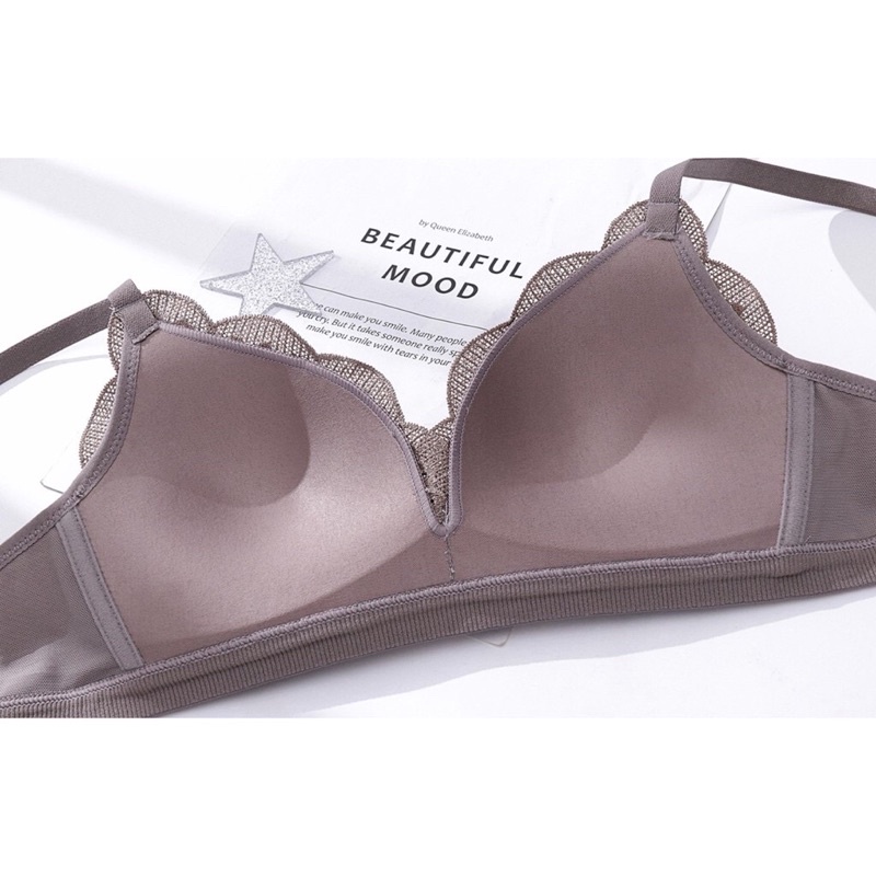 Áo Ngực Nữ Ren Hoa Baby Không Gọng Mút Mỏng Áo Lót Nữ Cao Cấp Mainia Shop