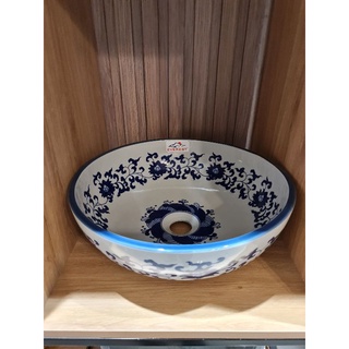 Lavabo sứ đặt bàn, Chậu sứ mỹ thuật ( BH chính hãng 10 năm)