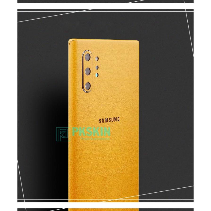 Miếng dán skin da samsung Note 10 , Note 10 plus