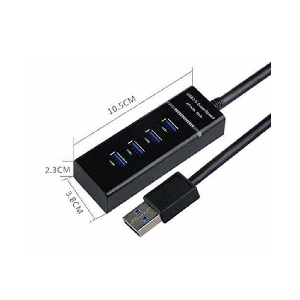 Hub Chia 4 Cổng USB 3.0 - 303A - Dây dài 30cm ( Màu đen, trắng )