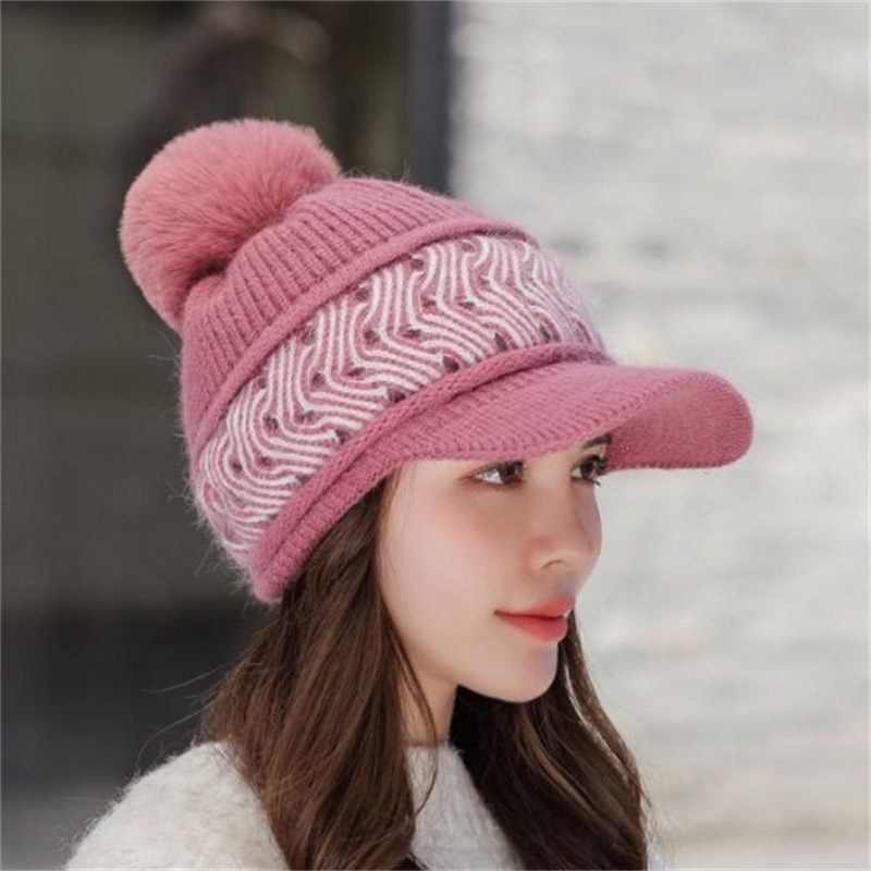Cute Korean style autumn and winter hats for women