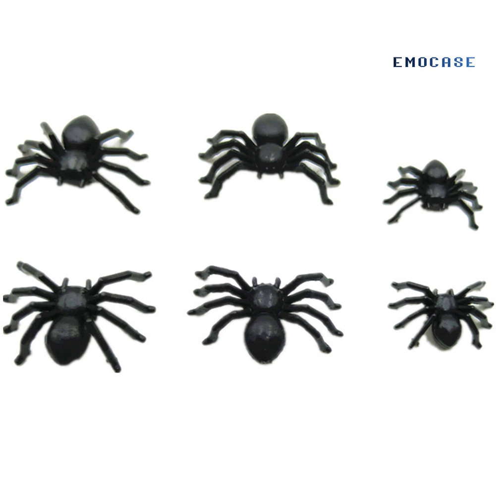 Set 30 Nhện Giả Bằng Nhựa Dùng Để Trang Trí Halloween