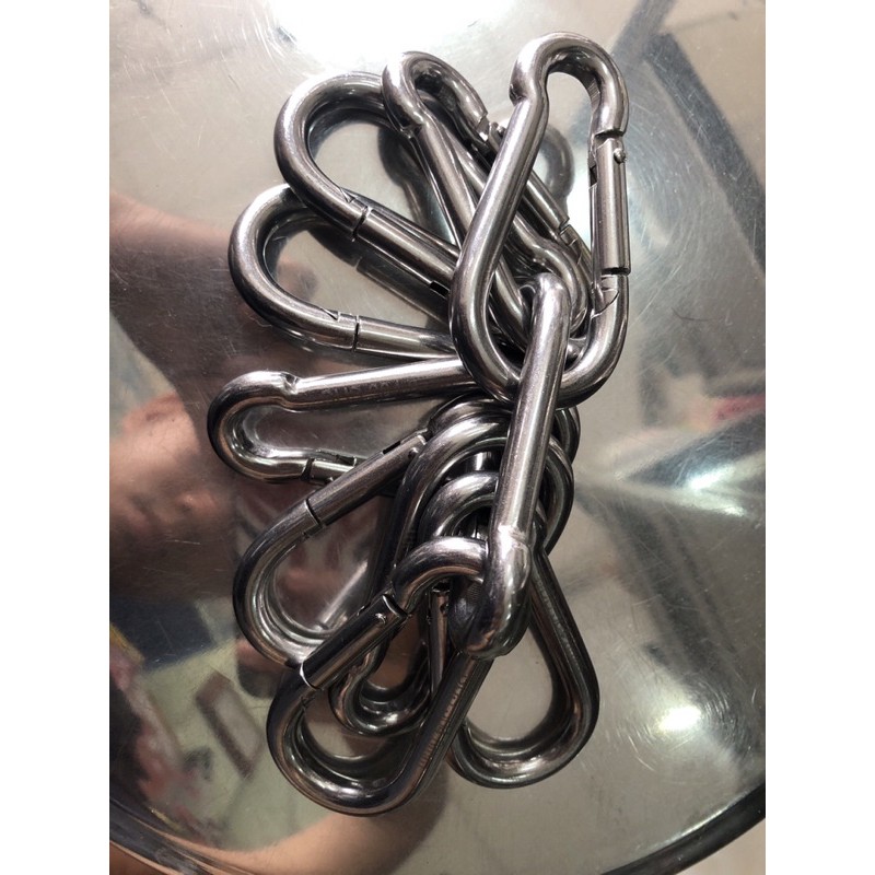 Móc an toàn D inox 304 - Hàng Tốt