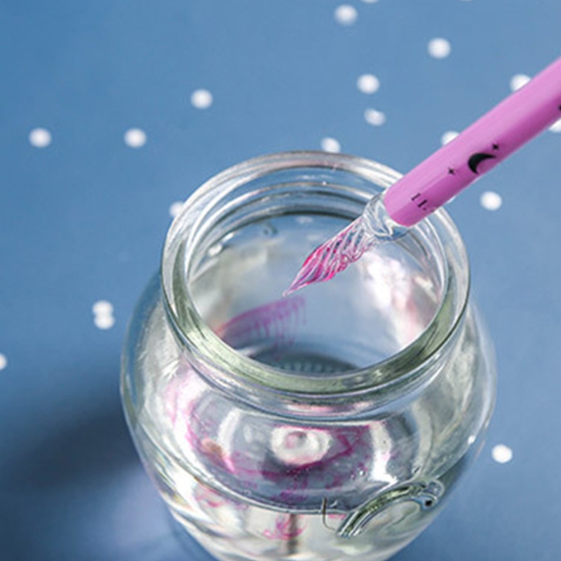 Seng Bút Chấm Mực Bầu Trời Sao Pha Lê Độc Đáo Cho Bạn Bè Famliy