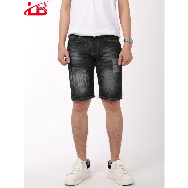 Quần Short Jean Nam Lb  Chất Jean Cotton Co Giãn Tốt,phom Body, Trẻ Trung, Cá Tính Shbbs5-5048