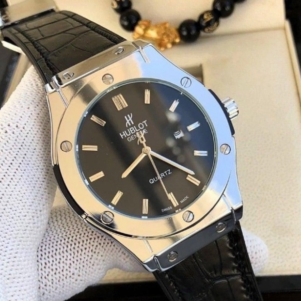 Đồng hồ hublot nam.dây silicon bọc da bò cao cấp [ BH 12 THÁNG ] | BigBuy360 - bigbuy360.vn