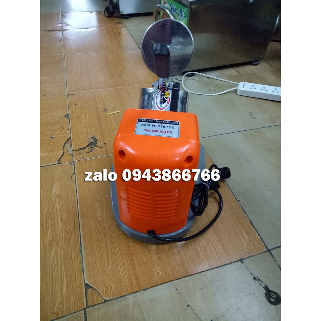 Máy bào đá loại 2 lưỡi dao LIÊN HƯNG , MÀU CAM , CS 400W , hàng chuẩn , xay đá mịn