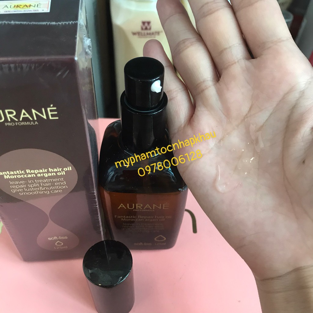 [#aurane_cam_kết_chính_hãng] TINH DẦU DƯỠNG VÀ PHỤC HỒI TÓC SOFT-LISS AURANE PHÁP 125ML