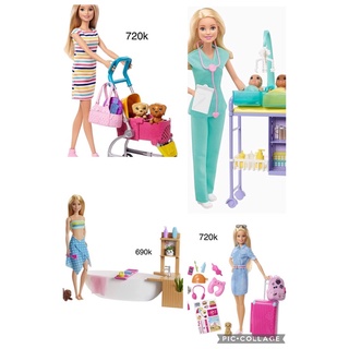 Set đồ chơi nhà búp bê cho Búp bê Chelsea Barbie, búp bê Barbie skipper