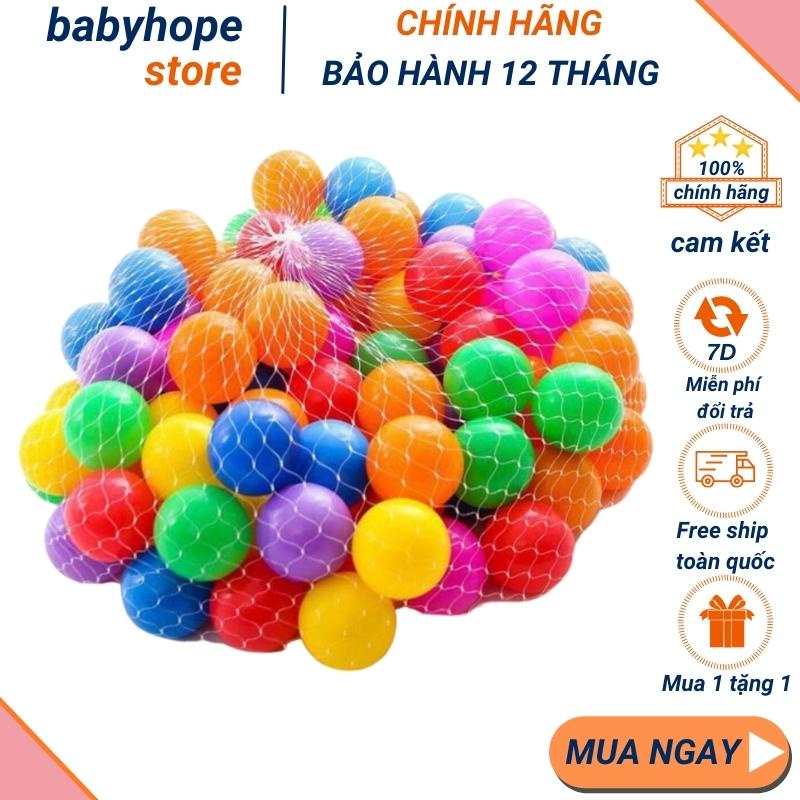 Bóng Nhựa Cho Bé Túi Bóng Nhiều Màu Sắc, Bóng Đồ Chơi Cho Bé Thỏa Sức Vui Chơi, Sáng Tạo BABYHOPE