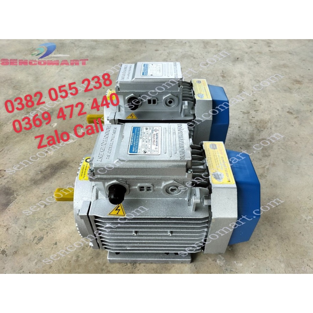 Mô tơ, Động cơ, Điện cơ TOÀN PHÁT 3,5KW, tốc nhanh 2900v/p, điện 1 pha 220v - thân máy bằng hợp kim nhôm